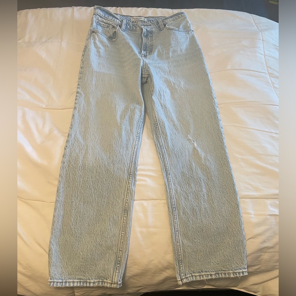 ❌SOLD ❌A&F 90s straight ultra high rise